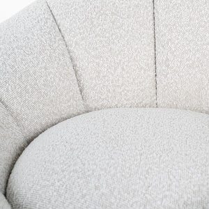 Richmond Draaifauteuil Kendall white bouclé (Copenhagen 900 Bouclé White)
