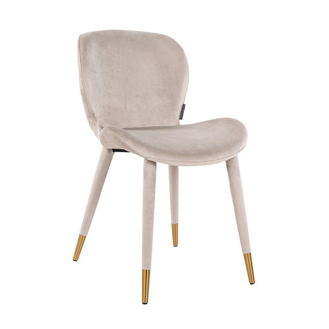 Image of Richmond Stoel Sara khaki velvet fire retardant (FR-Quartz 903 Khaki)