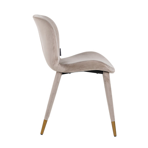 Image of Richmond Stoel Sara khaki velvet fire retardant (FR-Quartz 903 Khaki)