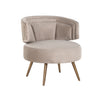 Richmond Fauteuil Hazel khaki velvet fire retardant (Quartz Khaki 903)