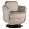 Richmond Draaifauteuil Turner khaki velvet fire retardant (FR-Quartz 903 Khaki)