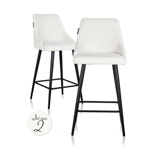 Richmond Counter stoel Brooke white unicorn (set van 2) (Unicorn 02 white)