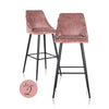 Richmond Bar stoel Brooke rose chenille (set van 2) (Bergen 705 rose chenille)