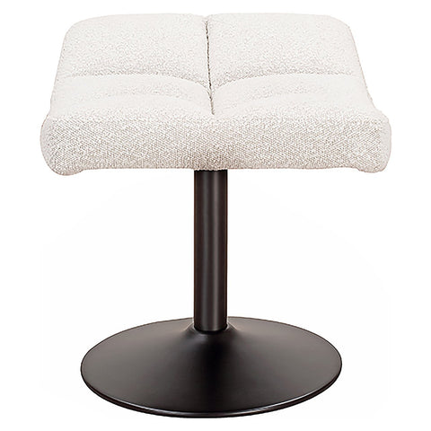 Image of Richmond Poef Sydney white bouclé fire retardant (FR-Copenhagen 900 Bouclé White)