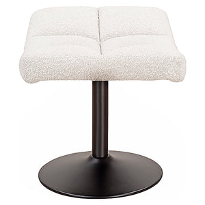 Richmond Poef Sydney white bouclé fire retardant (FR-Copenhagen 900 Bouclé White)