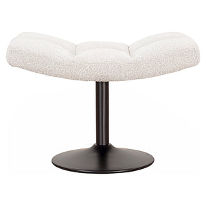 Richmond Poef Sydney white bouclé fire retardant (FR-Copenhagen 900 Bouclé White)