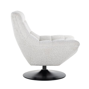 Richmond Draaifauteuil  Richelle White Bouclé fire retardant (Copenhagen 900 Bouclé White)