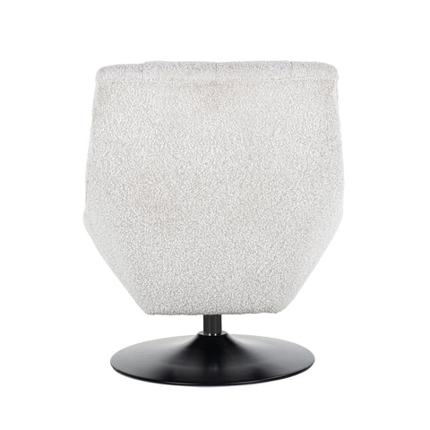 Image of Richmond Draaifauteuil  Richelle White Bouclé fire retardant (Copenhagen 900 Bouclé White)