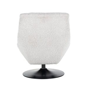 Richmond Draaifauteuil  Richelle White Bouclé fire retardant (Copenhagen 900 Bouclé White)