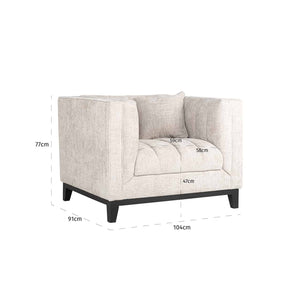 Richmond fauteuil Beauchamp natural renegade