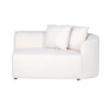 Richmond Bank Grayson arm rechts white furry | links doorgestoffeerd (Himalaya 900 white furry)