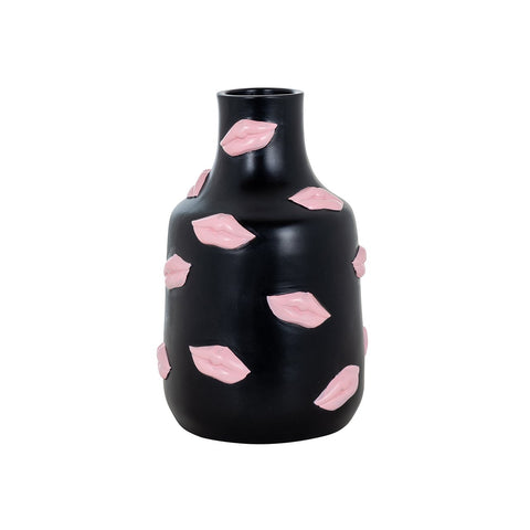 Image of Richmond Vaas Kisses zwart klein (Black)