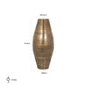 Richmond Vaas Zina goud (Brushed Gold)