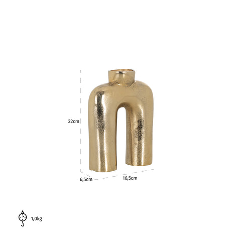 Image of Richmond Vaas Marley groot (Brushed Gold)
