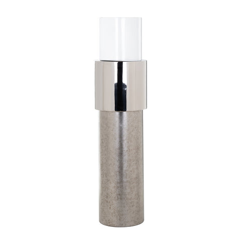 Image of Richmond Windlicht Oxley zilver groot (Silver)