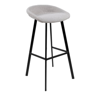 Kick barkruk Lily La Casa de Meubel Grijs 